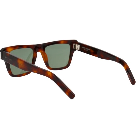 SAINT LAURENT YSL SUNGLASSES SL 402 Havana/Green $510 - Picture 3 of 4